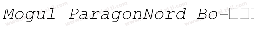 Mogul ParagonNord Bo字体转换